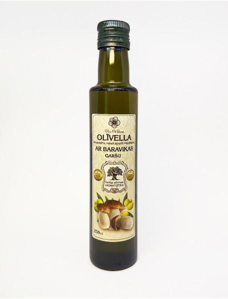 Olive oil with a mushroom taste