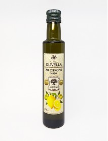 Olive oil with lemon flavor